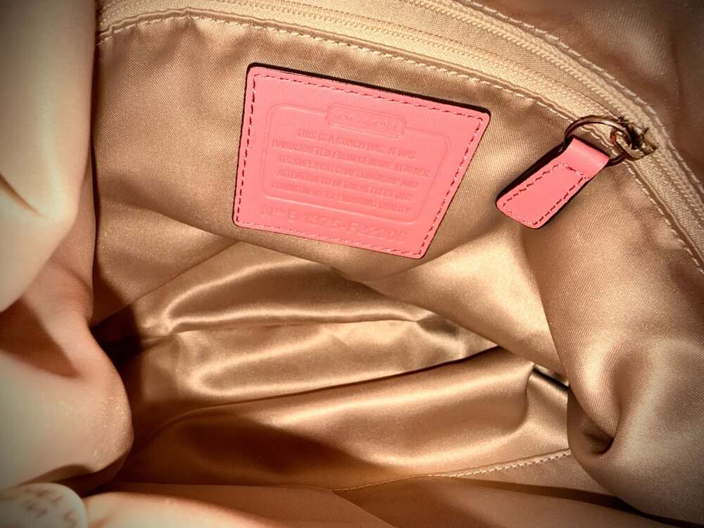 Coach Kristin Pink Y2K Leather Hobo Shoulder Bag - Picture 8 of 12